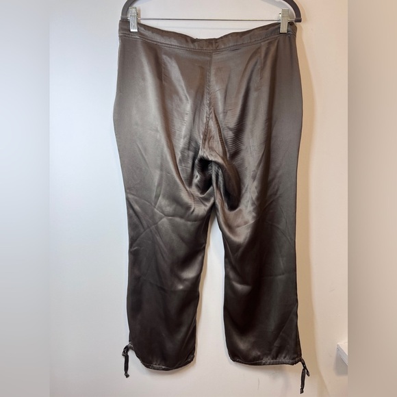 Soleil Rose Silk Cargo Pants S - Picture 9 of 13